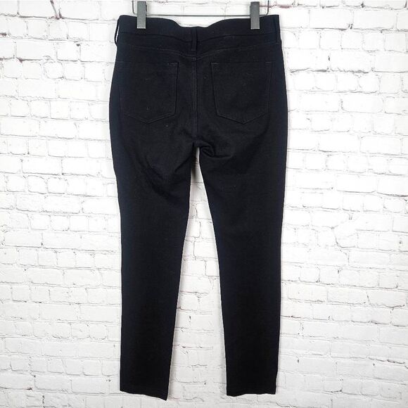 NOT YOUR DAUGHTERS JEANS Black Stretchy Pull On NYDJ Skinny High Rise Leggings 6 - Picture 5 of 9